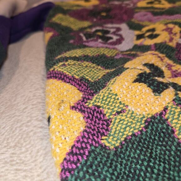 Greenwrld patchwork hoodie "Wildflower Dusk". Est size large. - Picture 11 of 12